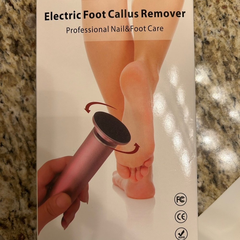 Electric Foot File Tool Callus Remover Pedicure NEW
